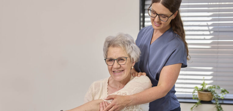 Behandeling schouderpijn door chiropractor